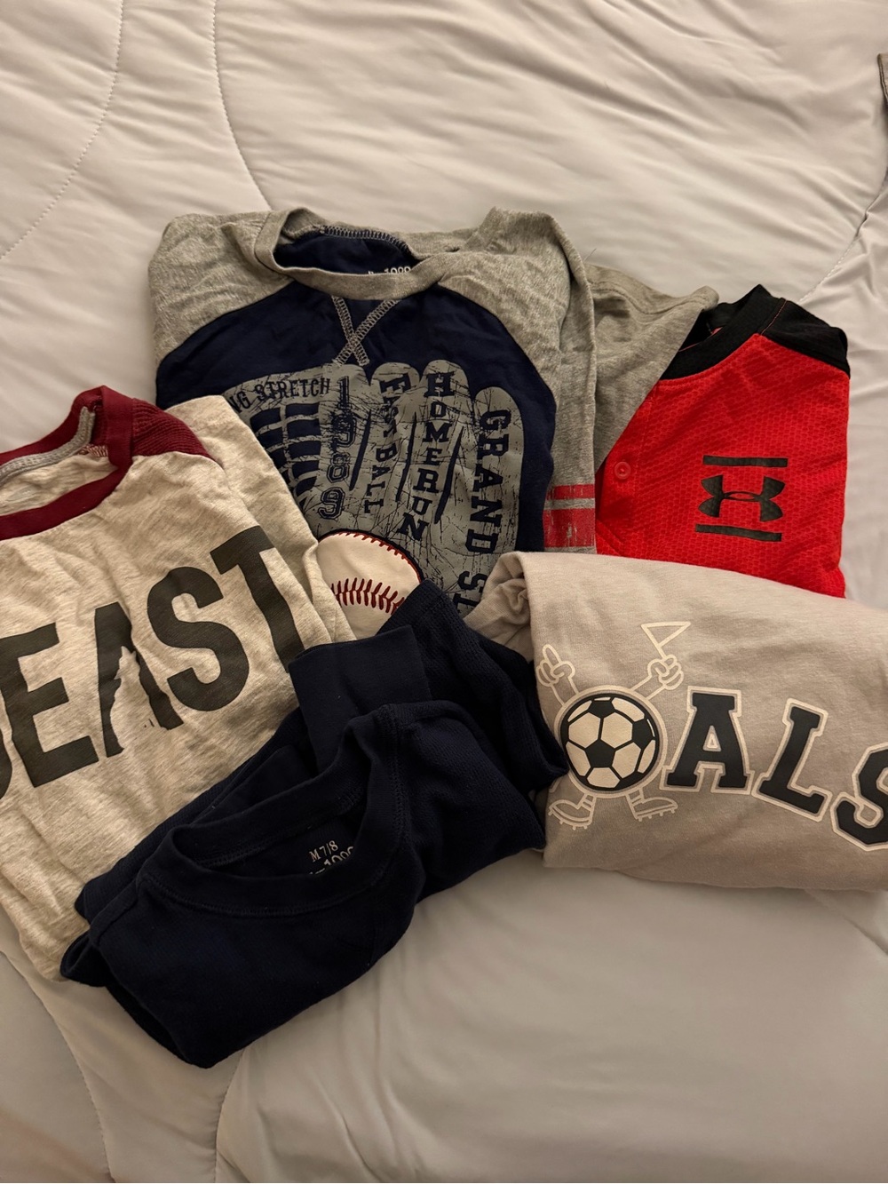 Lot of 5 boys long sleeve shirts size 8